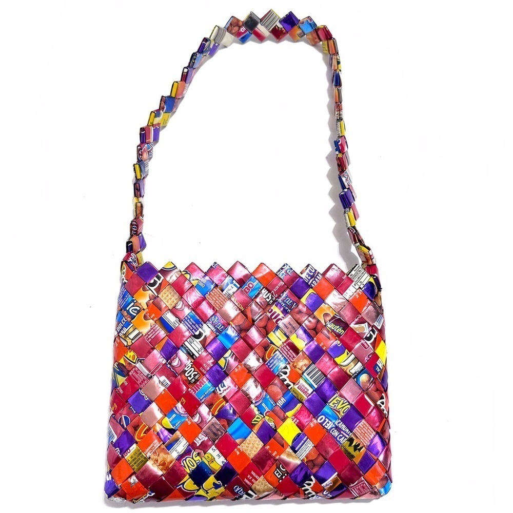 Candy Snack Wrapper Shoulder Bag Nostalgic Y2K Handmade